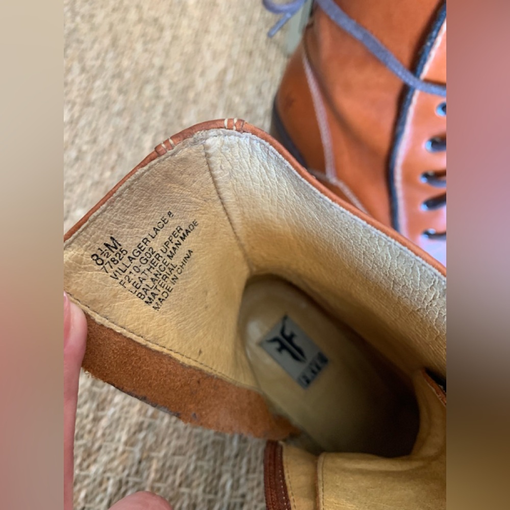 Frye Platform Y2K Vintage Boots size 8.5 - Picture 10 of 12